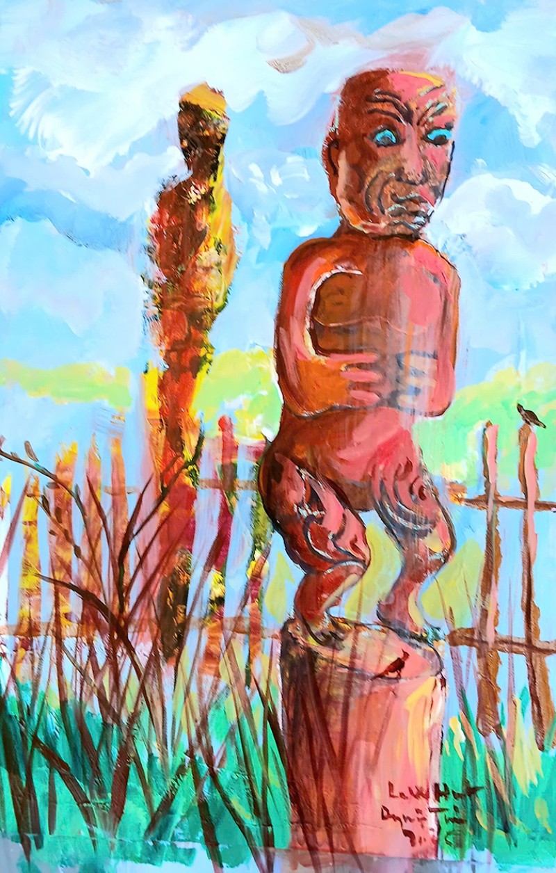 Dialogue with Wooden Statues by Đặng Mậu Tựu. | Issue 260 