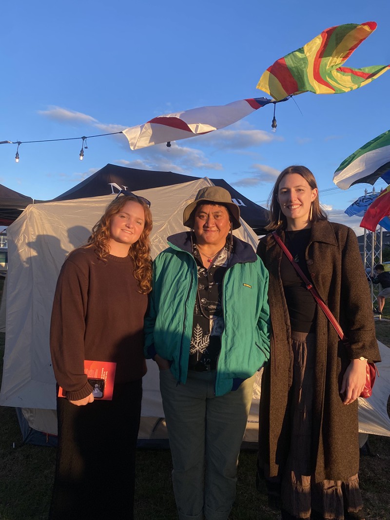 L-R Emma Duncan, Teiti Nepia, Ashlee Stevens. | Issue 255 